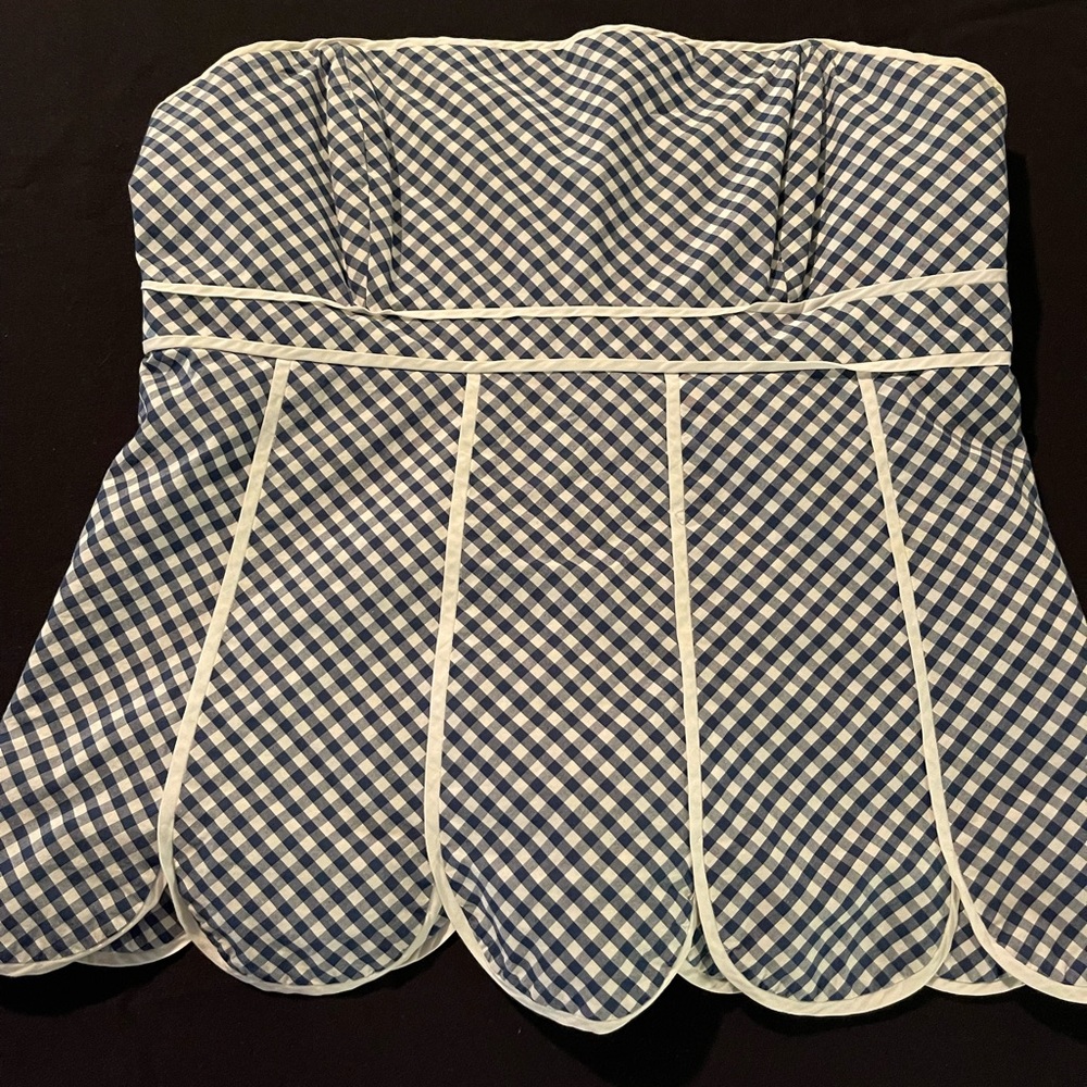 Lily Pulitzer Fitted strapless peplum bottom